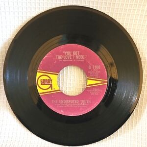 The Undisputed Truth, titled "You Got the Love I Need" "Smiling Faces Sometimes"